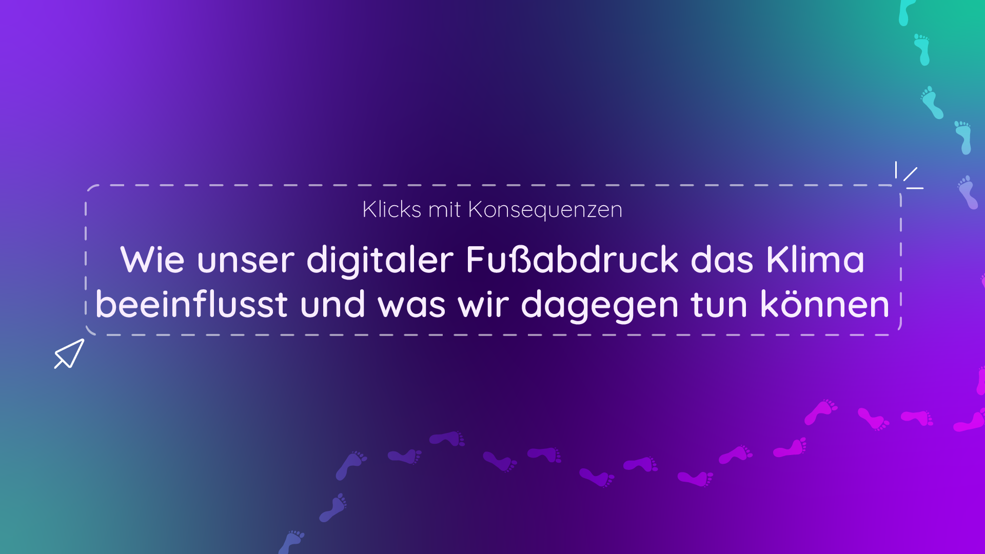 Titelbild DIgitaler Co2 Fußabdruck