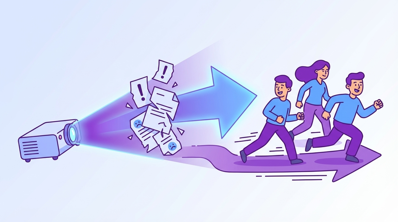 Make The Pain Vivid So Teams Move concept illustration - Revelir AI