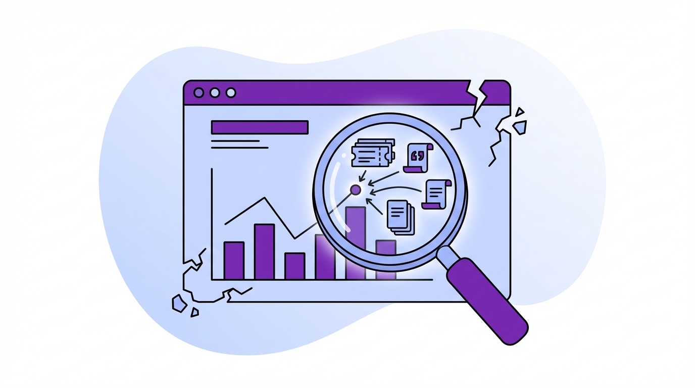 When Trust Breaks, Dashboards Lose The Room concept illustration - Revelir AI