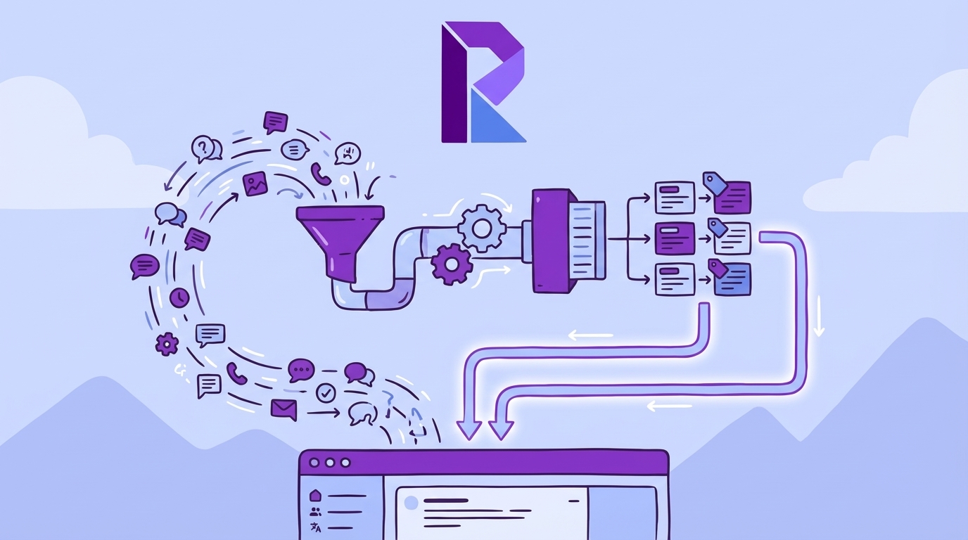 How Revelir AI Runs a 100% Coverage, Traceable Insights Pipeline concept illustration - Revelir AI