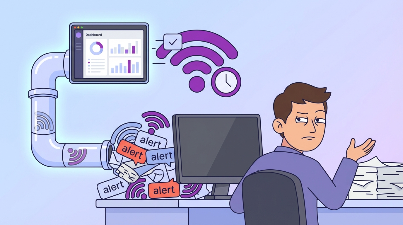 When Signals Arrive Late, People Stop Believing The Data concept illustration - Revelir AI