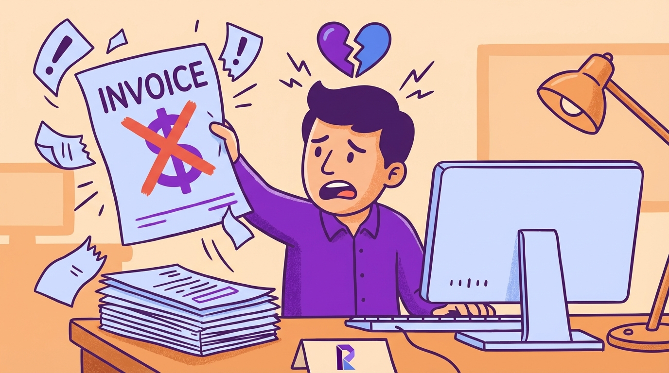 When A Loyal Customer Feels Cheated By An Invoice concept illustration - Revelir AI