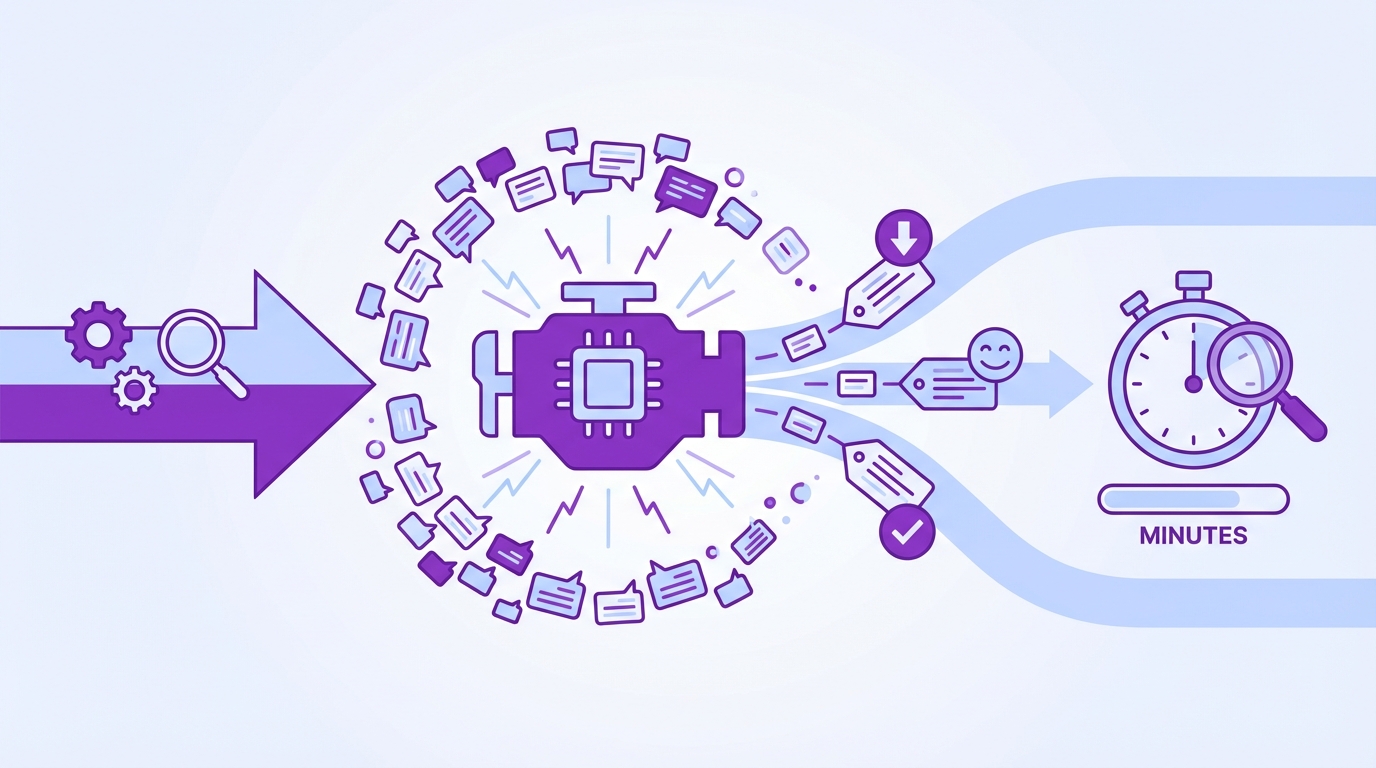 How Revelir AI Makes This Low-Data Churn Detection Playbook Faster concept illustration - Revelir AI