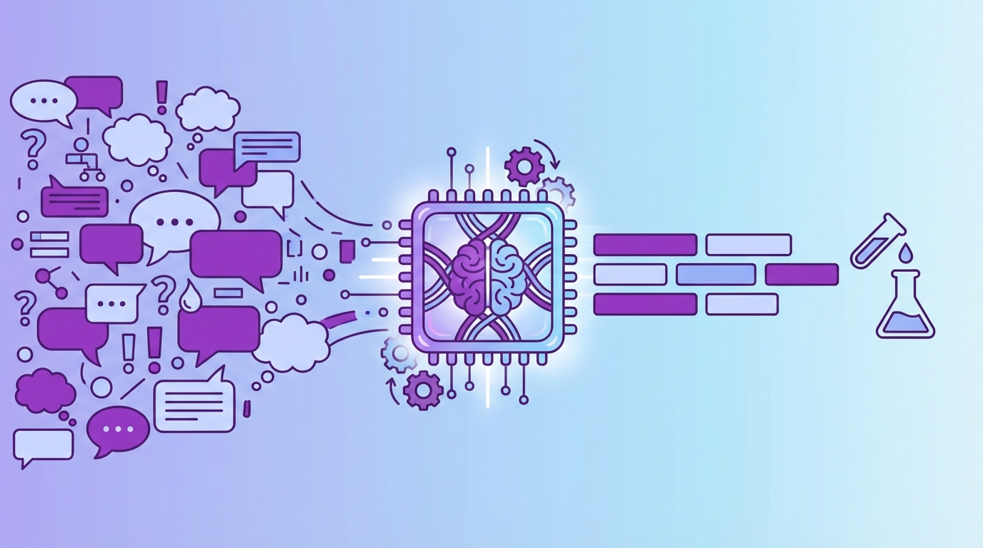 How Revelir AI Turns AI Conversation Signals Into Experiment-Ready Microcopy concept illustration - Revelir AI