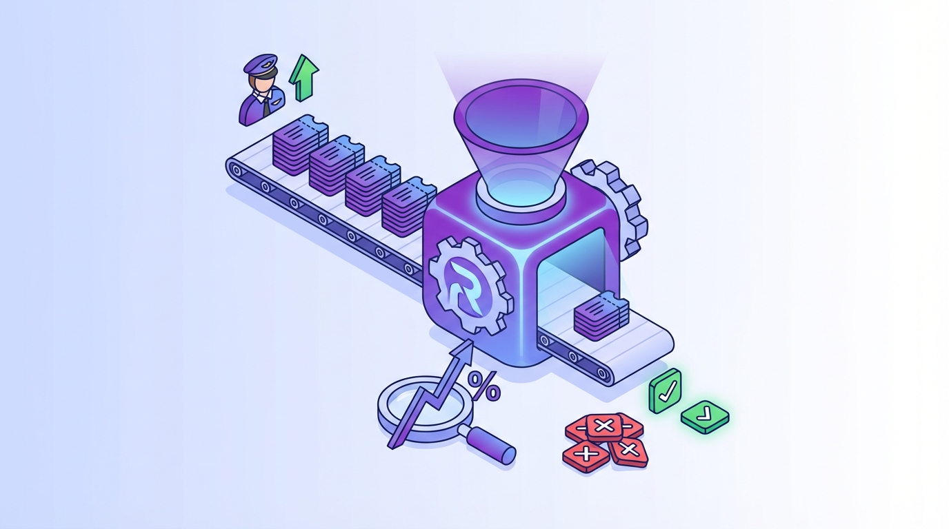 How To Build AI Workflow Automation From Ticket Archetypes concept illustration - Revelir AI