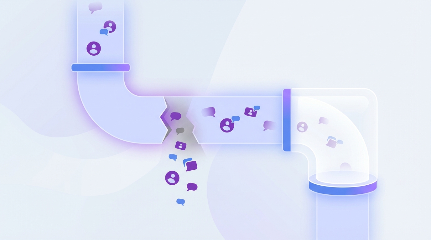 Why bad ingestion breaks customer insight before analysis even starts concept illustration - Revelir AI