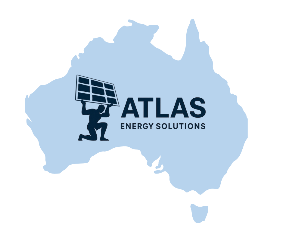 Atlas logo in map of Australia