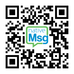 QR code that directs you to an RCS experience