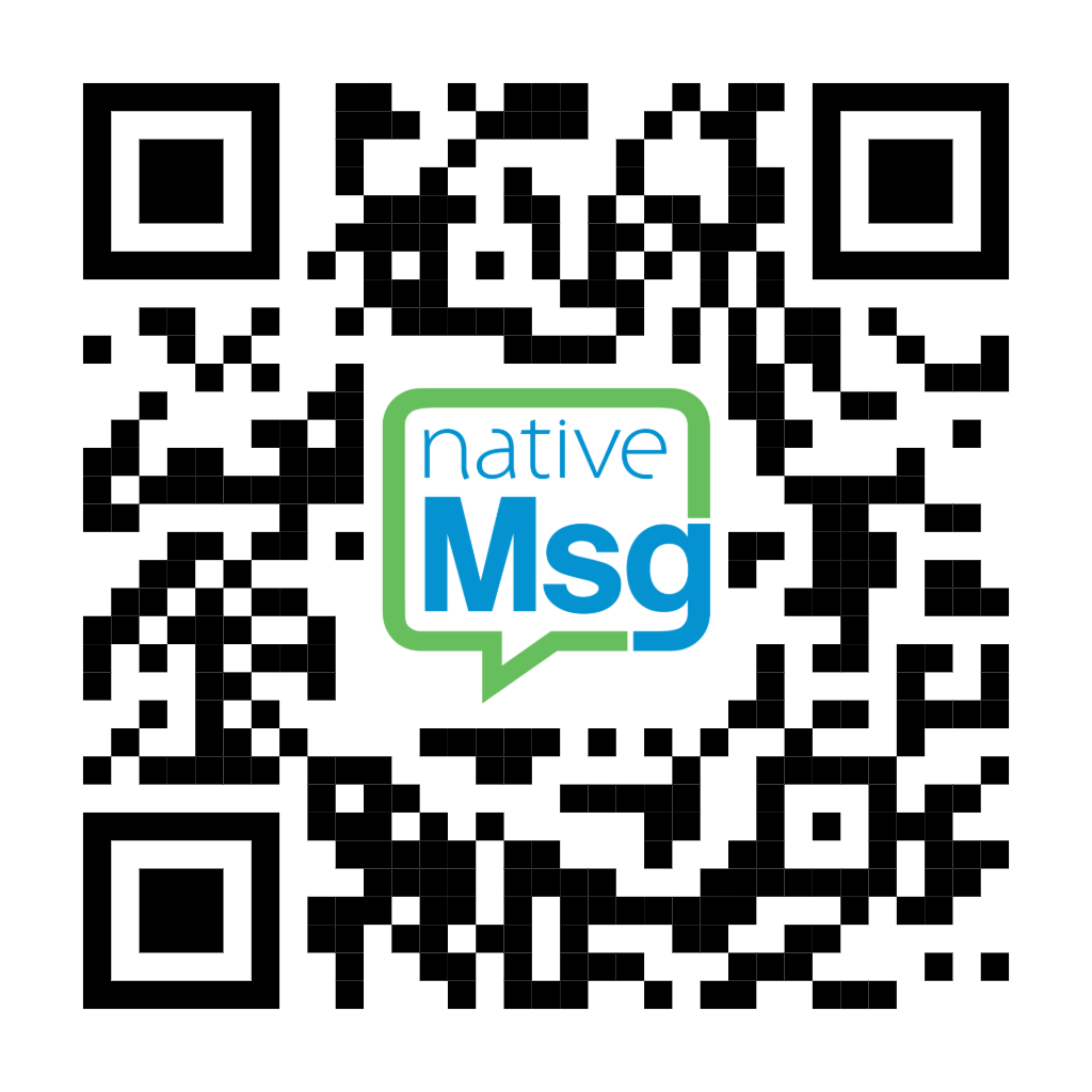 QR code that directs you to an RCS experience