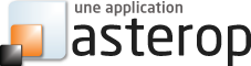 Etat Local de marché, Logo de l'application asterop