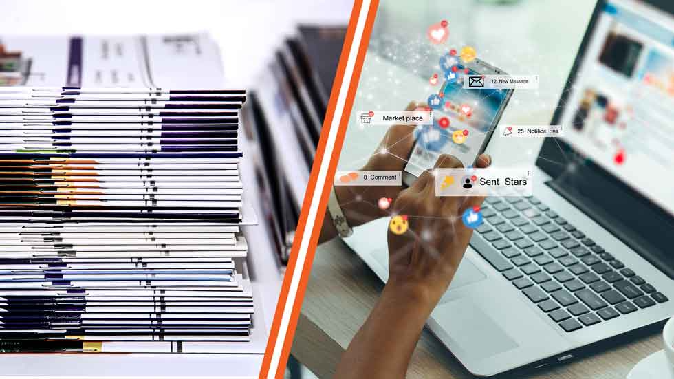 Transition du prospectus vers le mix média
