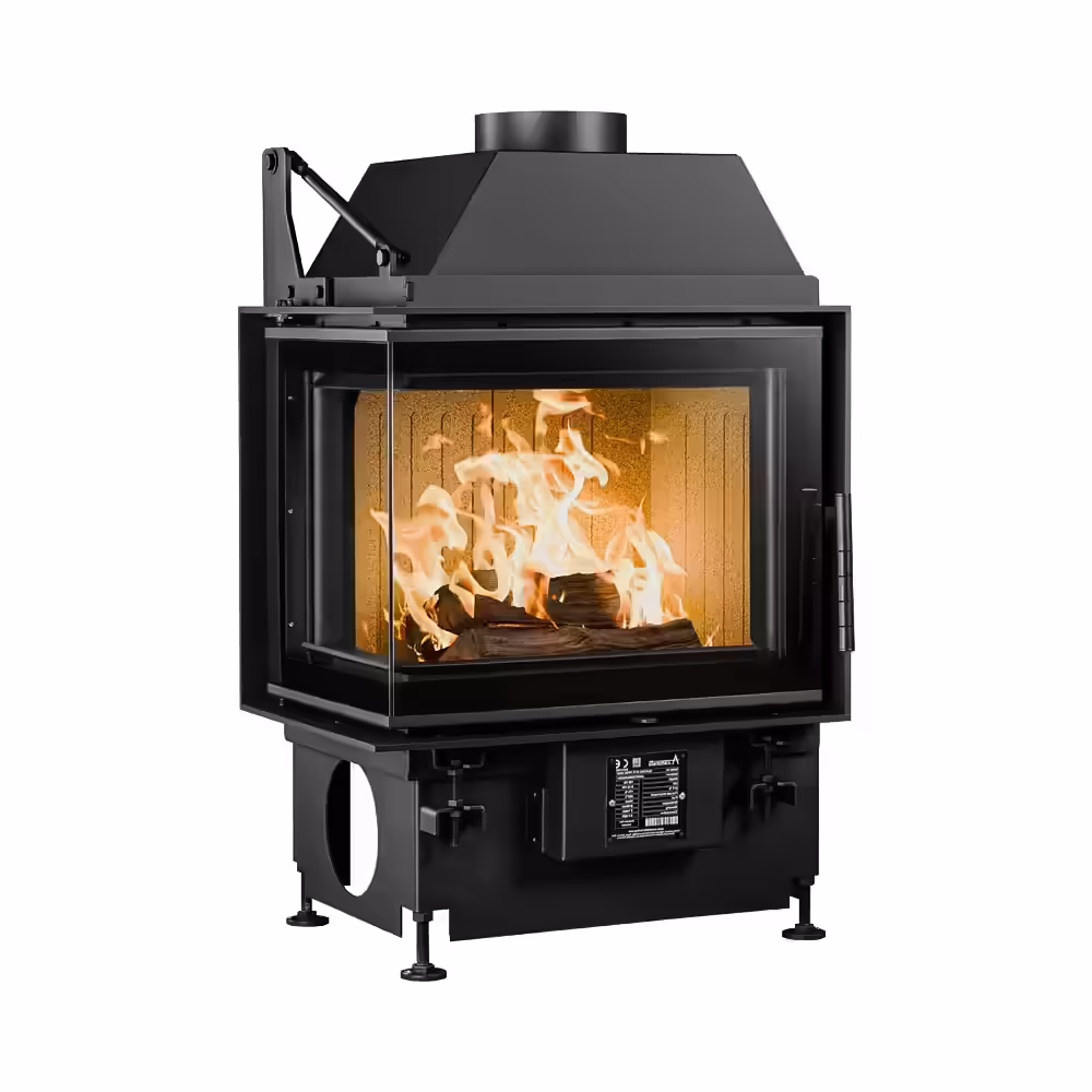 Innfelt peis Quattro 50 L Open Side A.caminetti 1