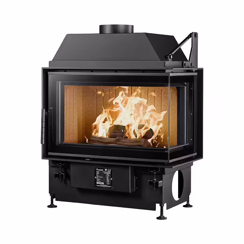 Innfelt peis Quattro 70 R Open Side A.caminetti 1