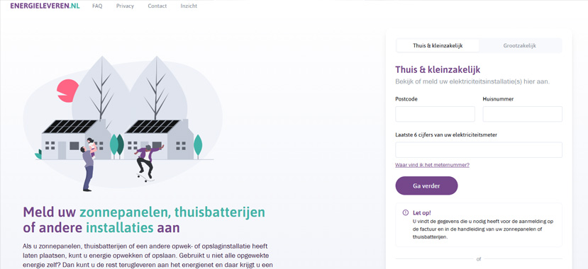 Afbeelding van energieleveren.nl homepagina