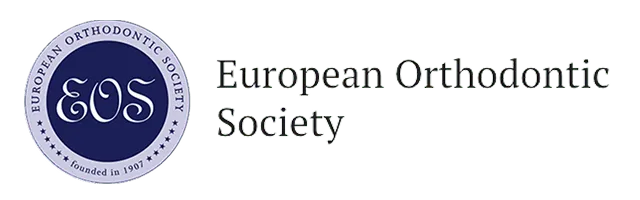 European Orthodontic Society logo with stylised EOS initials inside a circular border.