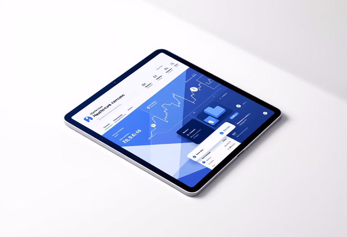 image series showcasing ai technology in healthcare [interface]