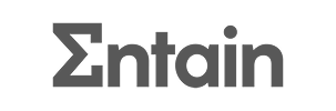 Entain logo with a stylized Greek letter Sigma replacing the letter E.