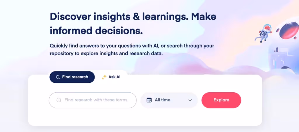 Discover Research Hub for Marvin UX Research Products 