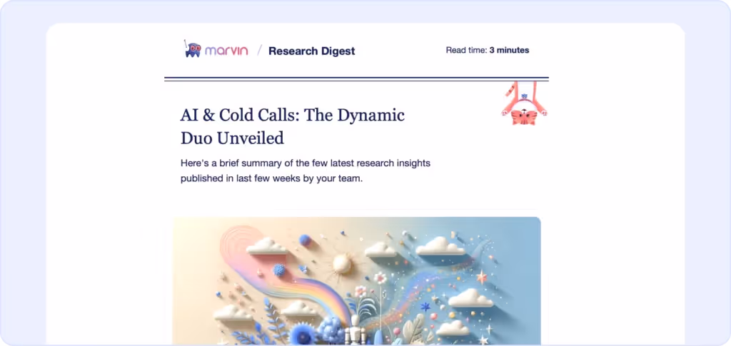 Marvin's automated research newsletter