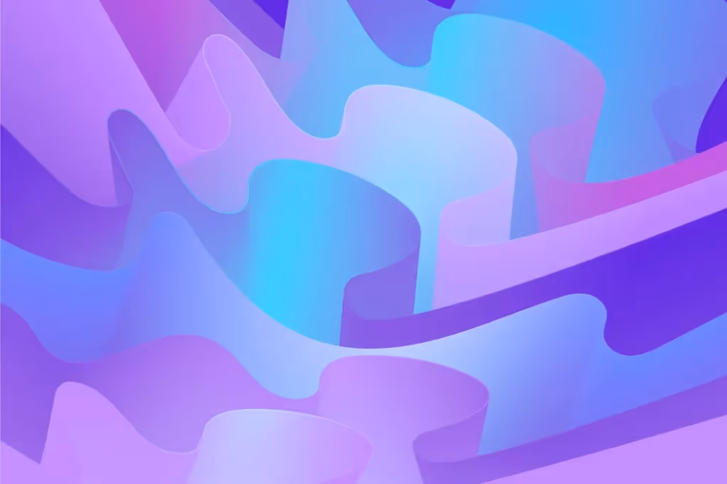 Soft fluid curves creating a dreamy digital background.