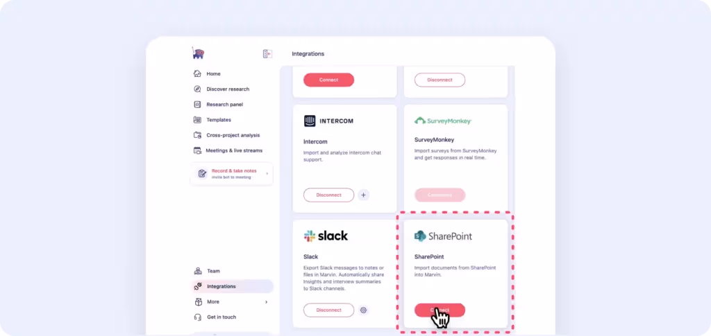 sharepoint integration