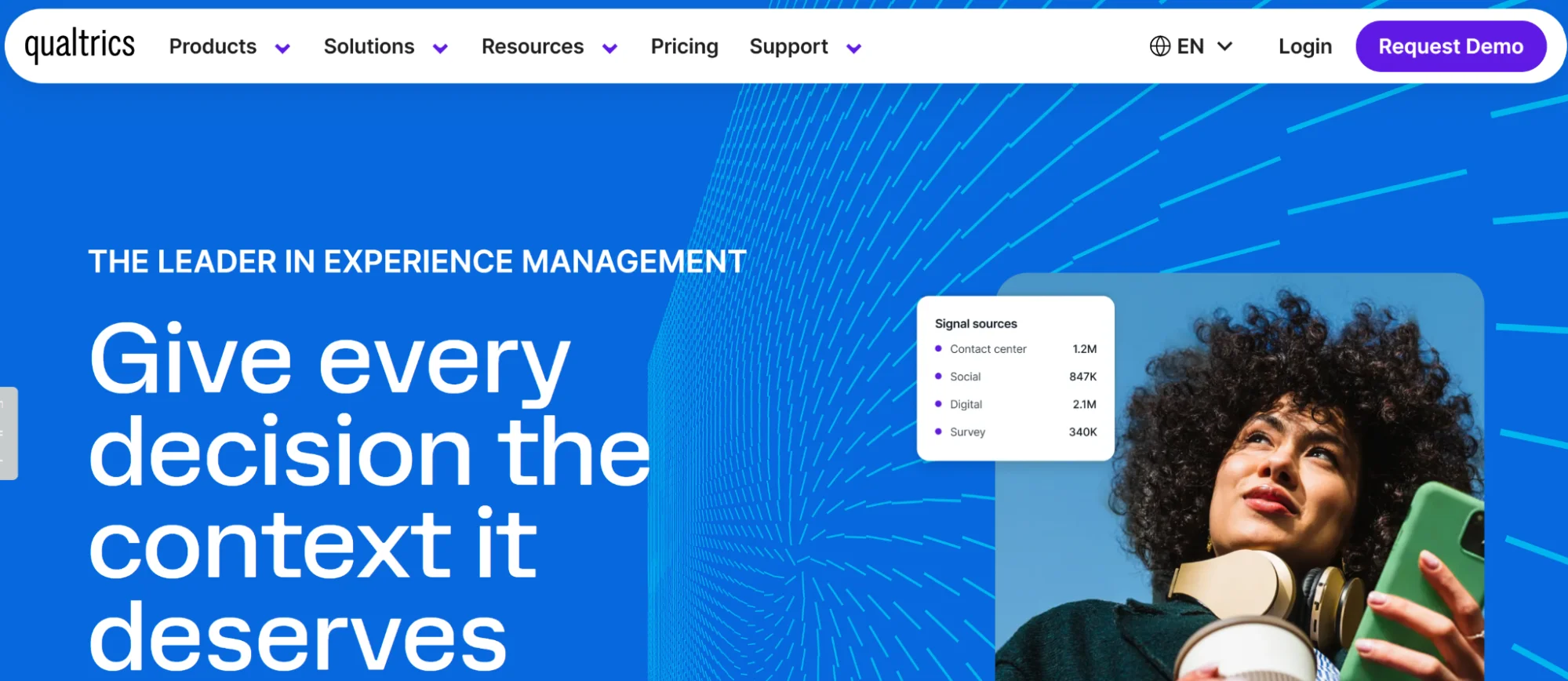 Qualtrics Homepage