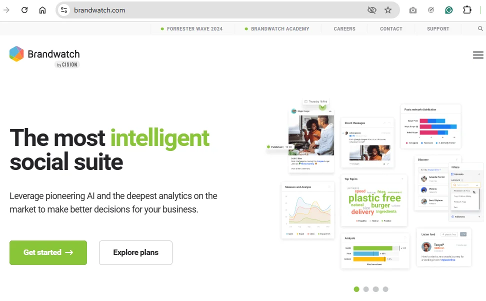 Brandwatch Homepage