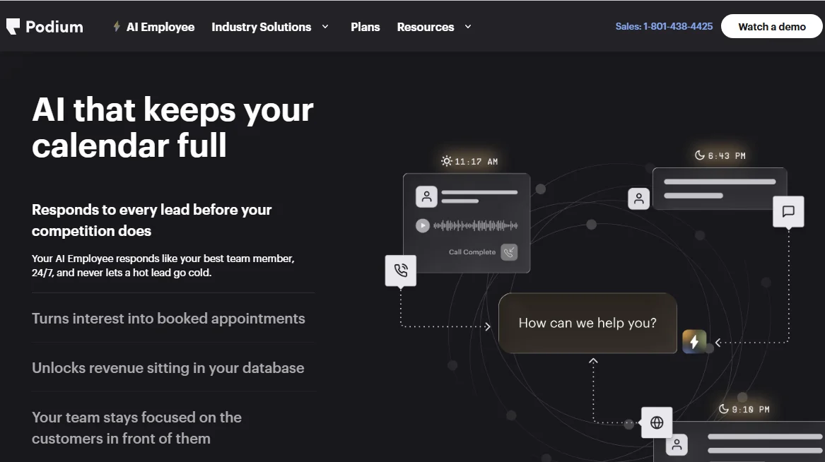 Podium Homepage
