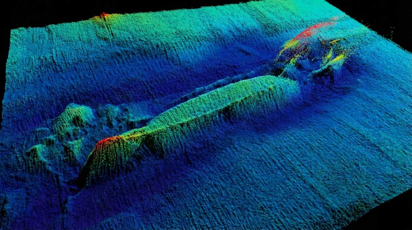 Resultat av mätning med Side Scan Sonar