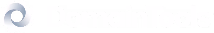 DomainTools company logo with a gear-shaped icon.