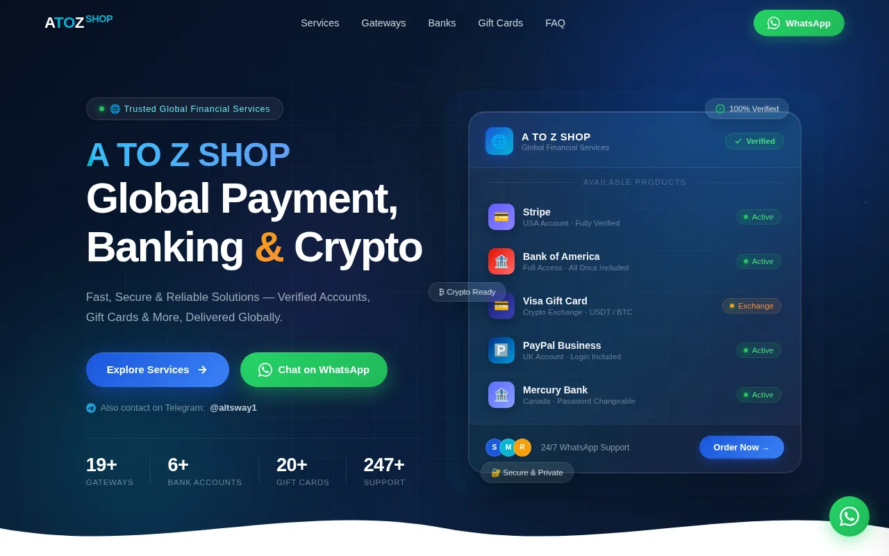 Screenshot of buyaccounts[.]store