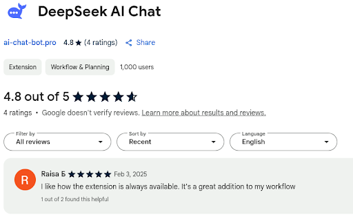 Deceptive Browser Extensions 3