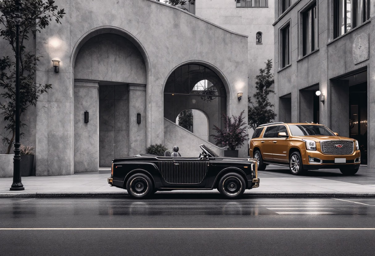 urban street with vehicles [background image]