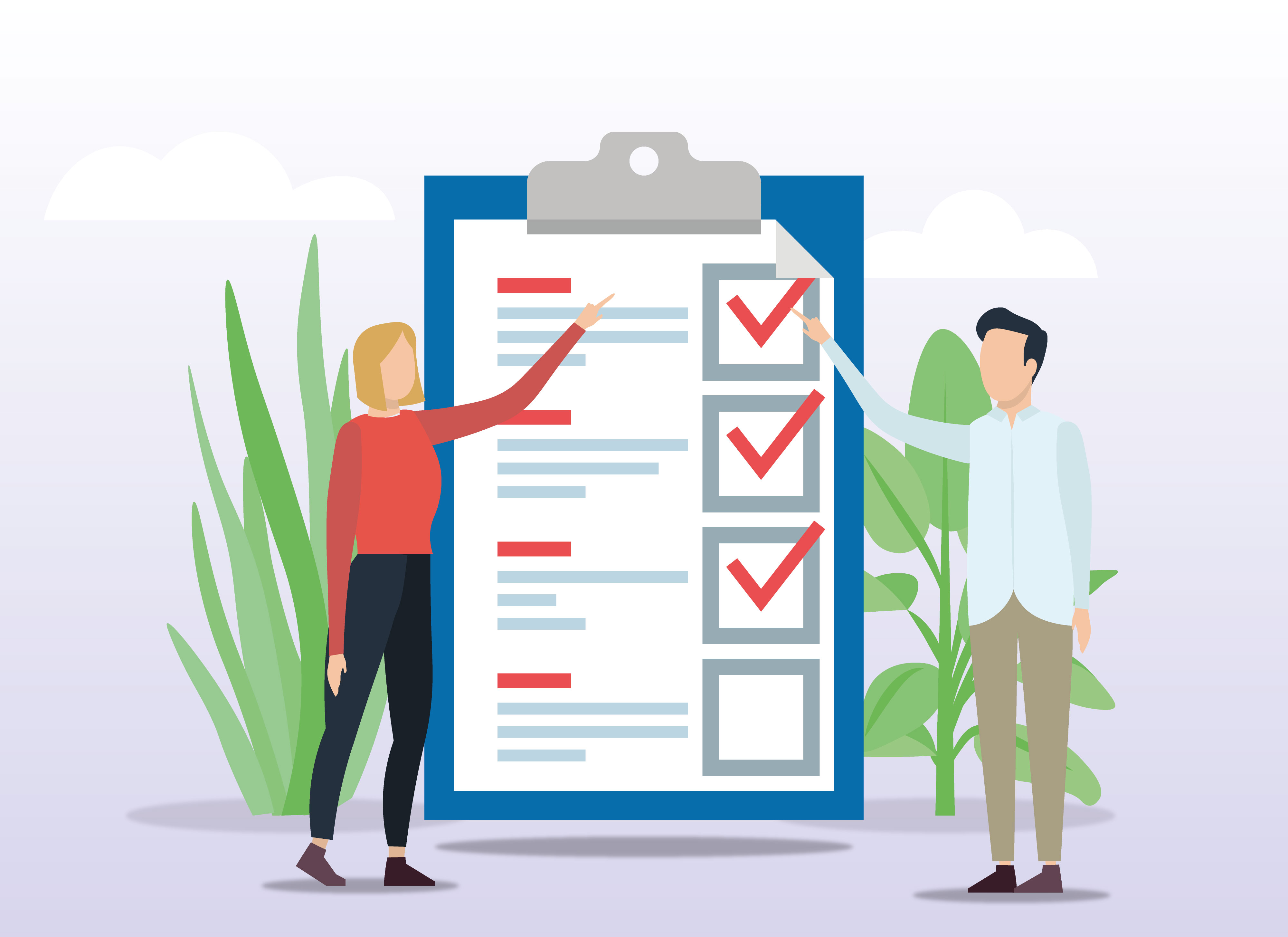 Successful Form Completion Illustration