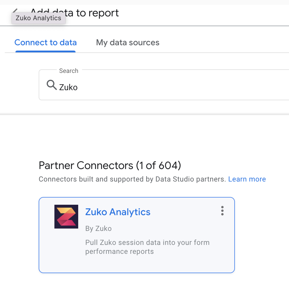 Multi-Form Zuko Template Report