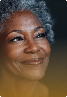 Woman smiling