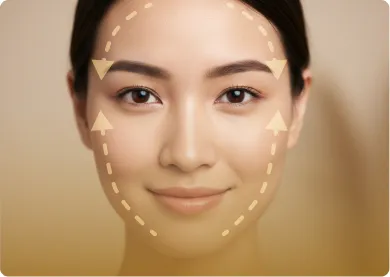Woman smiling
