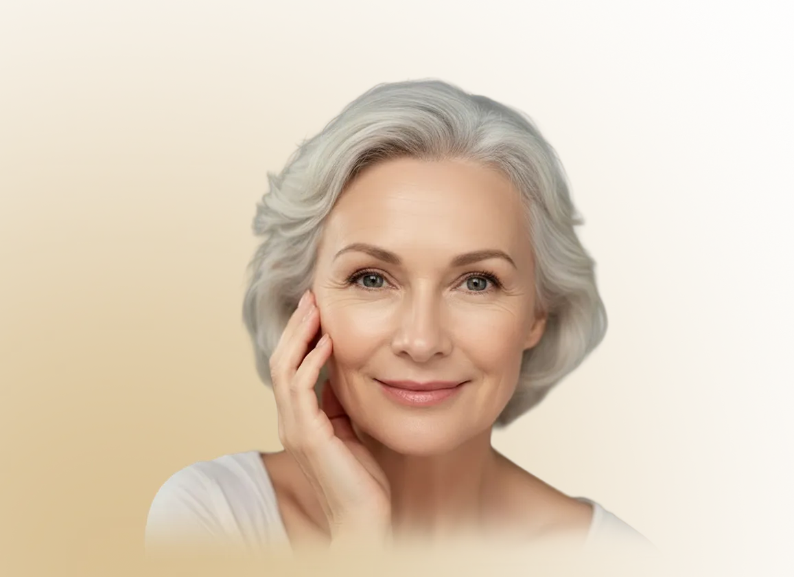 Woman smiling