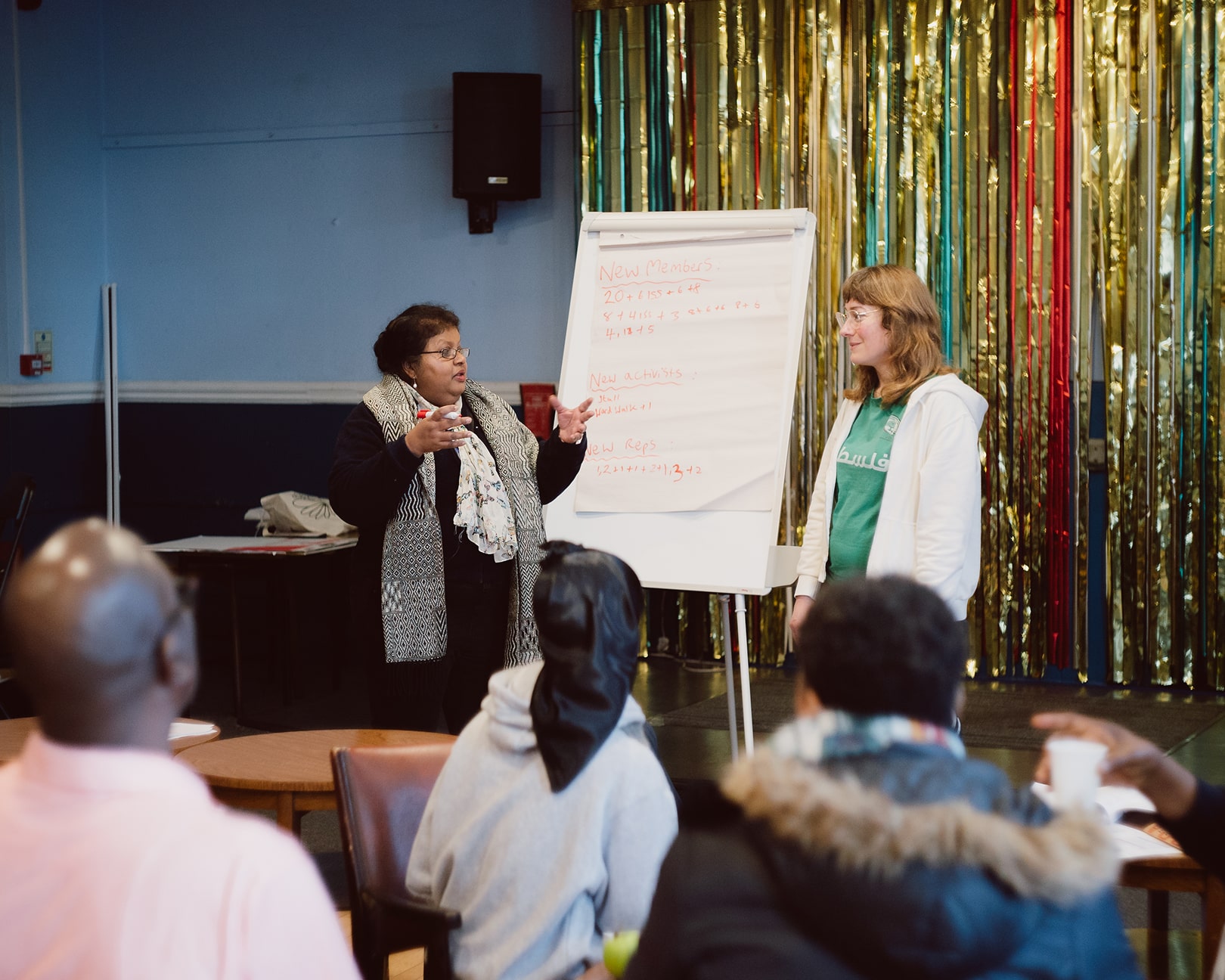 Preview of C4PE video showing trade union members at an organising course