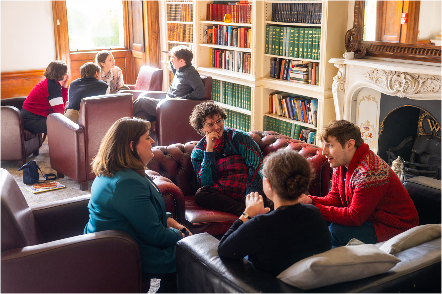 Equity Trade Union members discuss workers rights at Centre for Popular Education course in Worsley Hall, Sheffield