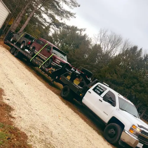 An image of the truck loaded for a long haul