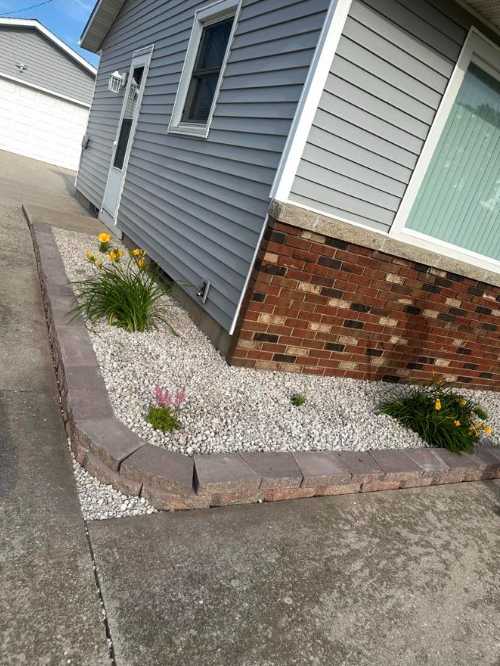 An image of landscaping work.
