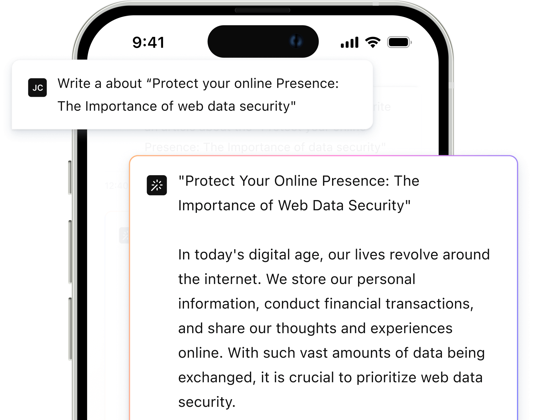 Writting Image - Techbot X Webflow Template