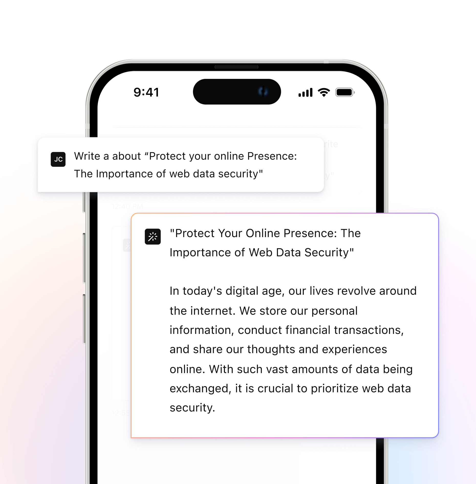 Writting Image - Techbot X Webflow Template