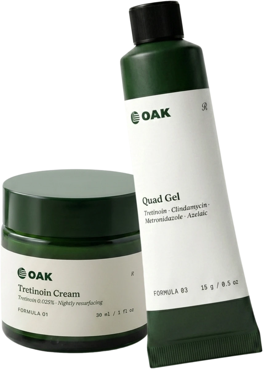 Oak Tretinoin Cream and Quad Gel