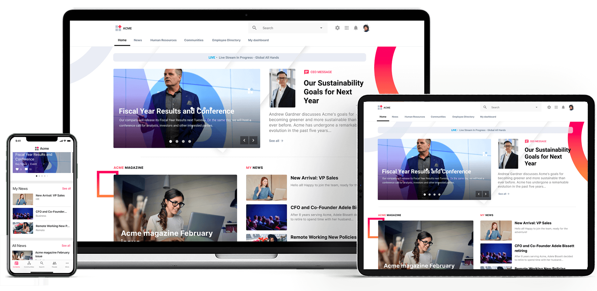 LumApps Intranet on all Devices