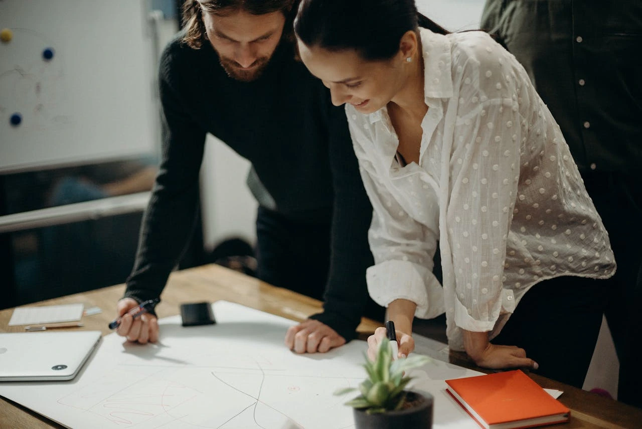 Employee Motivation : Ways to motivate employees - Team of 2 working together