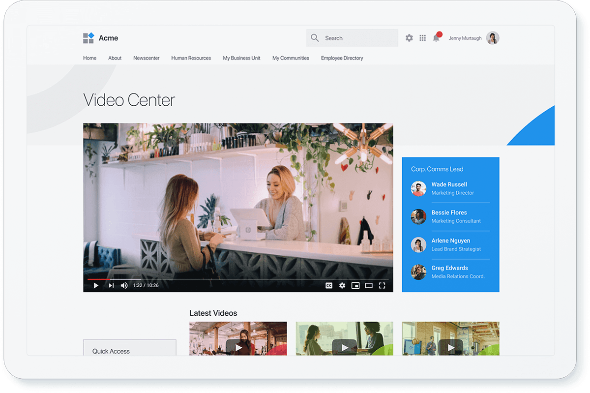 LumApps Video Center LumApps Video Center