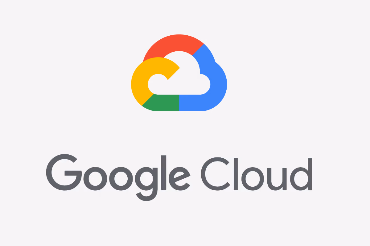 Google Cloud logo with multicolor cloud icon above the text.