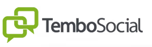 TemboSocial company logo with green speech bubble icons.
